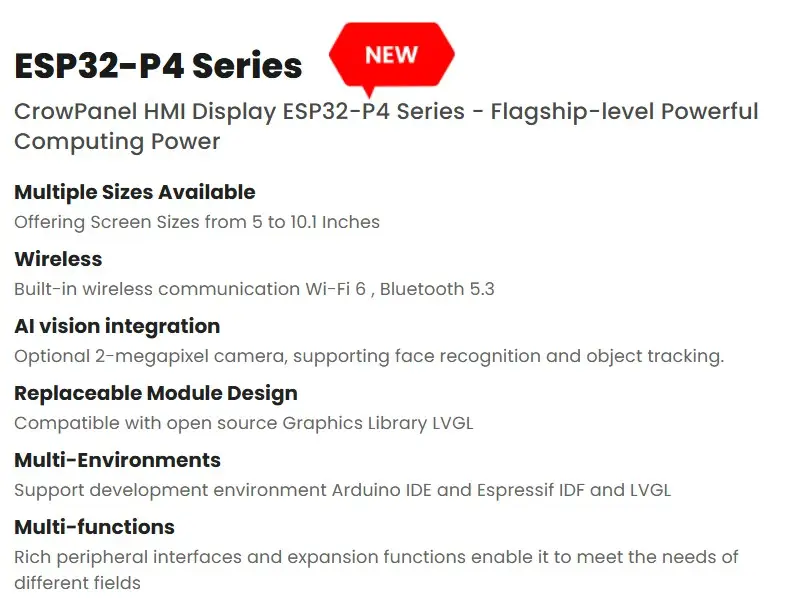 Elecrow CrowPanel Series