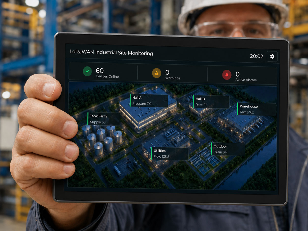 LoRaWAN Site Monitoring HMI