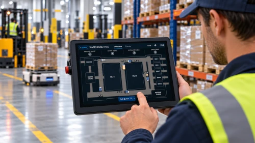 Warehouse Real-Time Monitor HMI