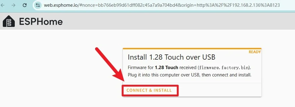 Connect and install
