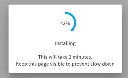 Firmware downloading to the device