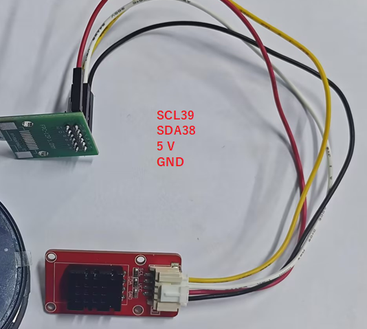 Connect the DHT20 module