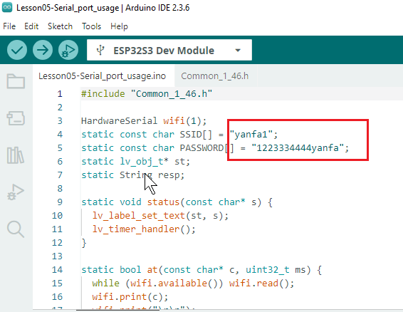 Configure Wi-Fi test parameters