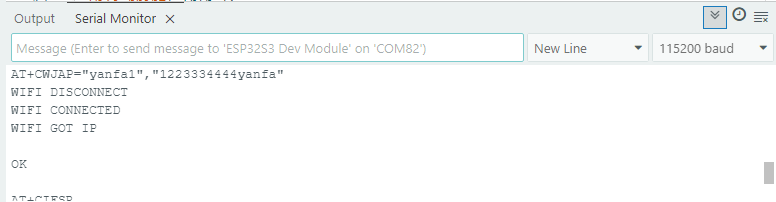 Connect the UART Wi-Fi module