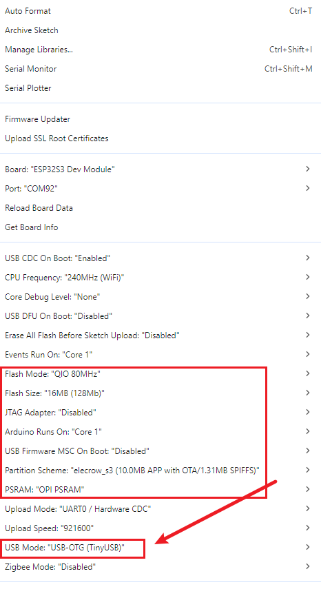 Compile and upload the USB HID project