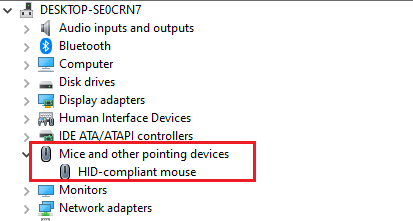 Simulate a mouse with touch dragging