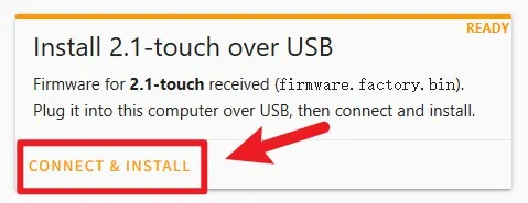 Connect and install