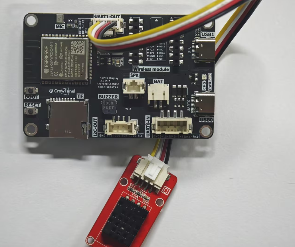 DHT20 Hardware Connection
