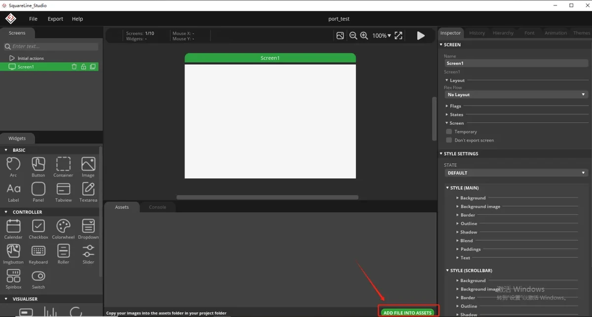 Add the background image