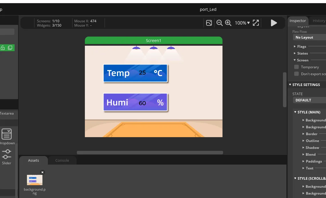 UI interface complete