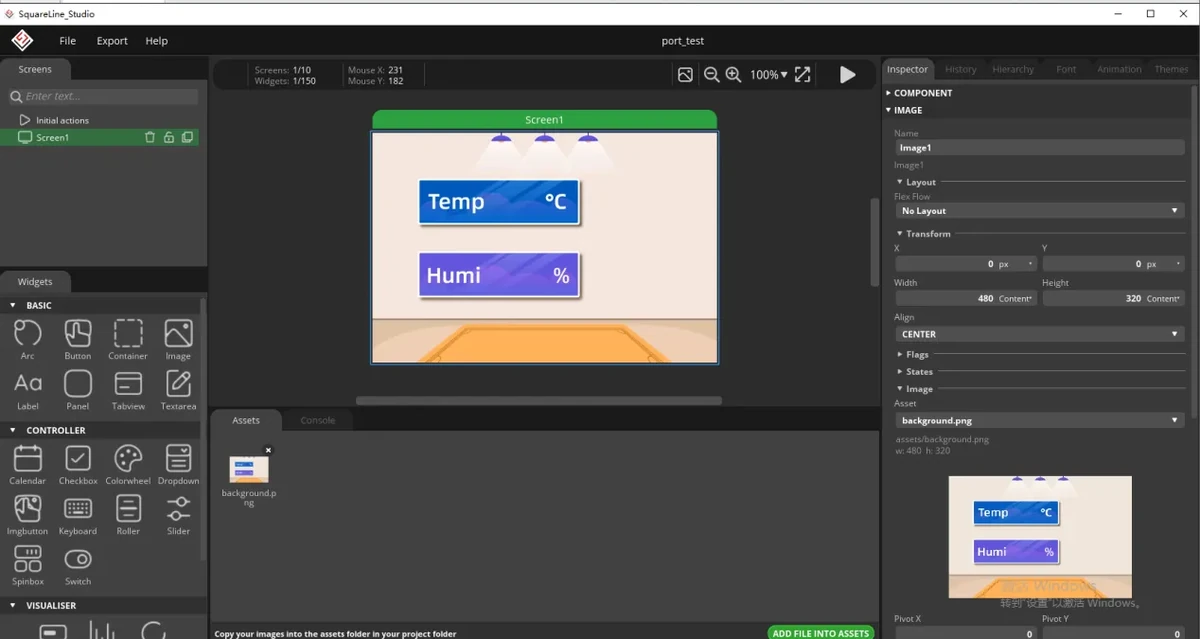 Add background image to canvas 2