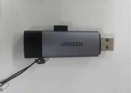 Insert the SD card into the card reader