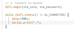 Connecting to the external router