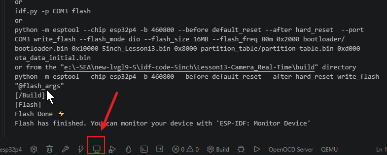 Flash the firmware