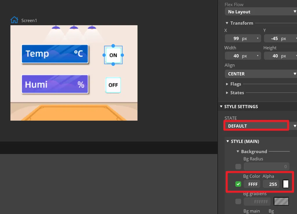 Check Button Default State