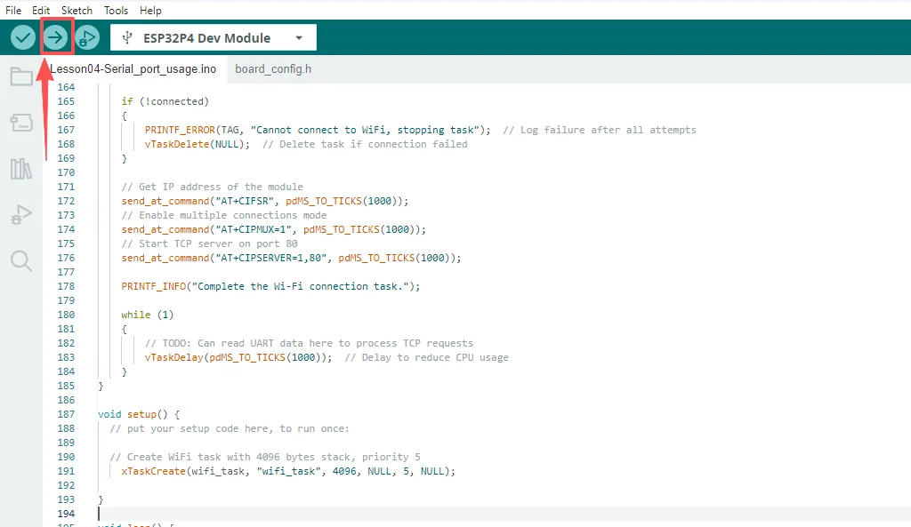 Compile and Upload