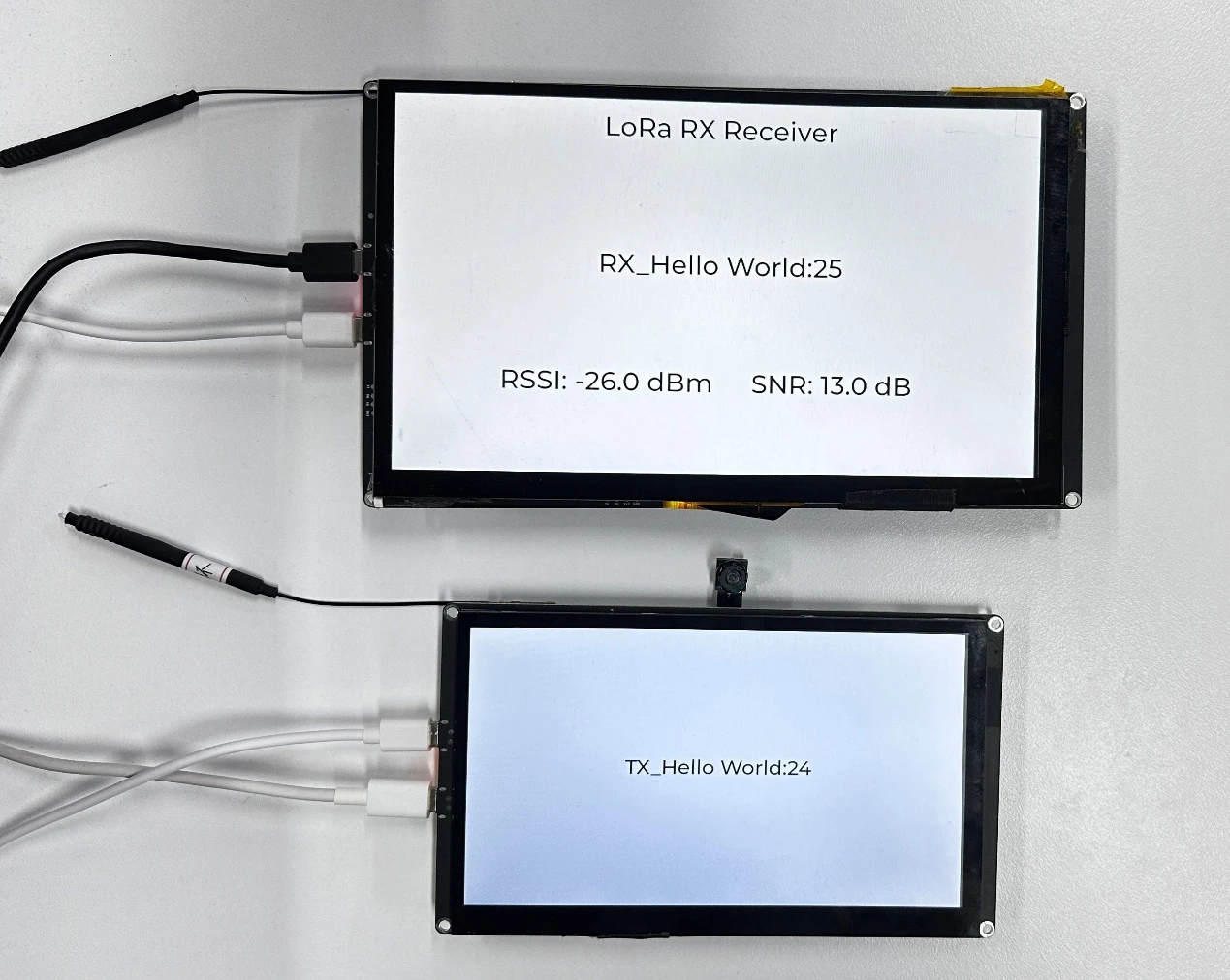 Observe the RX initial interface