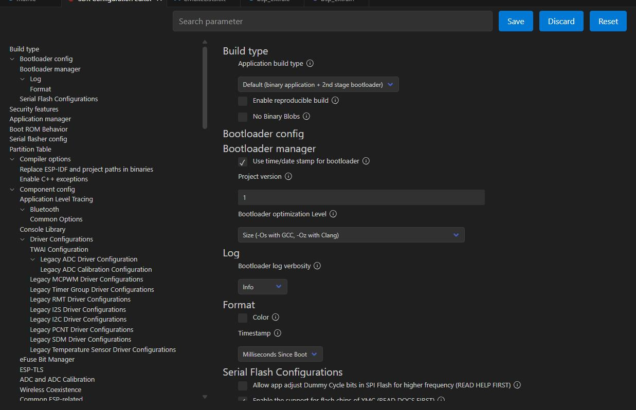 Wait for SDK Configuration Editor to finish loading