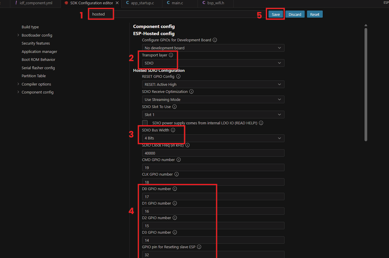 Verifying the Hosted configuration in other projects